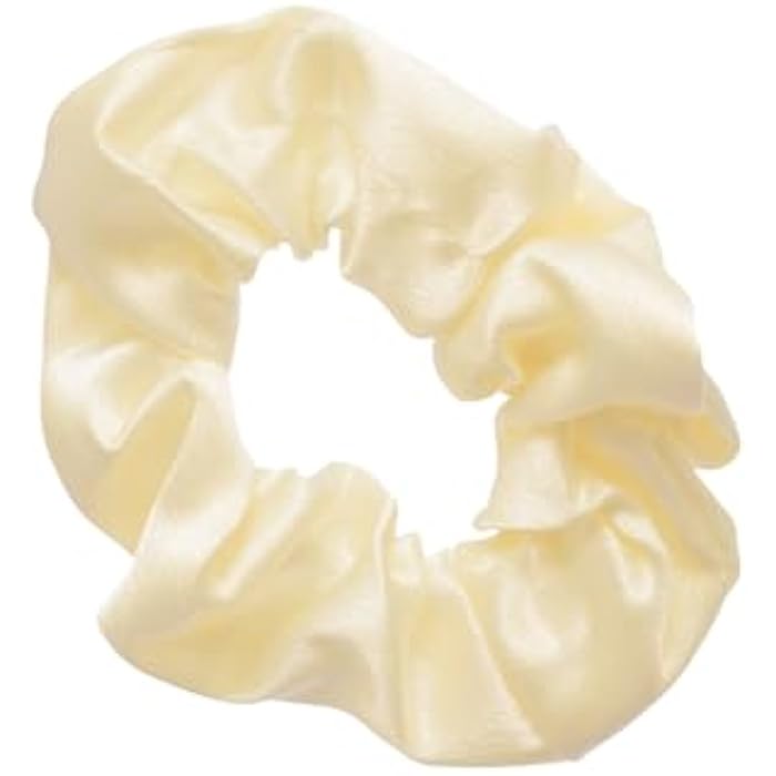 Hair Claw Clips With Hair Scrunchies For Girls Set, 3 Pieces - Offwhite - Image 4